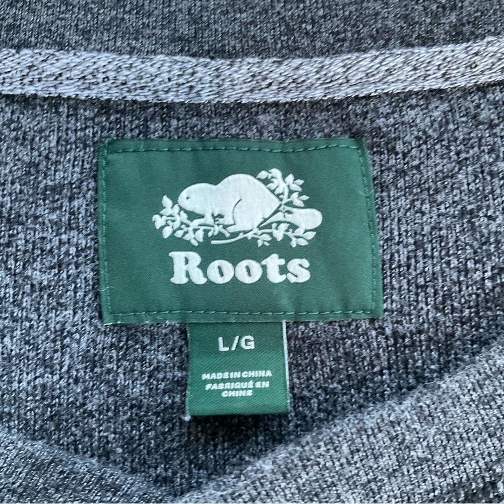 Roots Men’s Killarney Pepper Henley Shirt Grey Black Long Sleeve Top Siz… - Picture 12 of 16